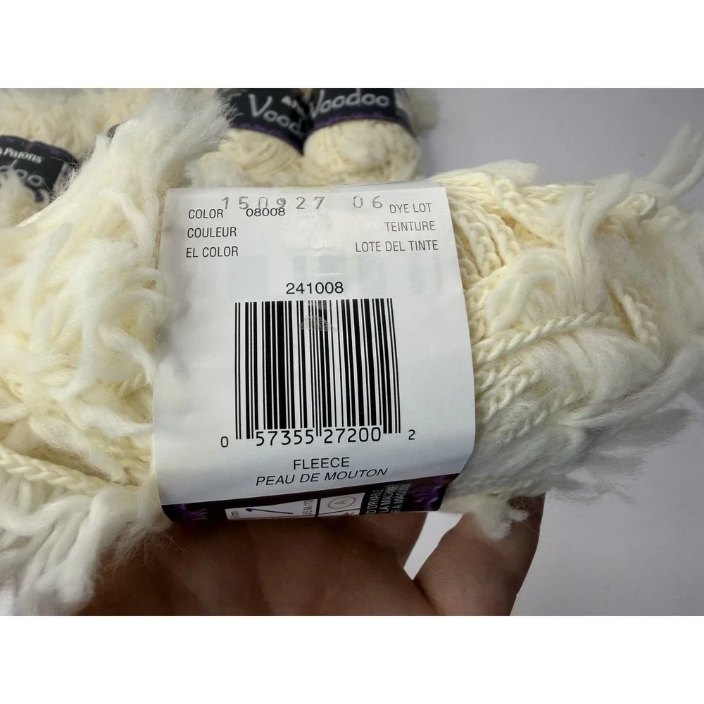 Patons Voodoo Yarn Lot Of 10-‎ Fleece Acrylic Nylon Blend 50g Each #2